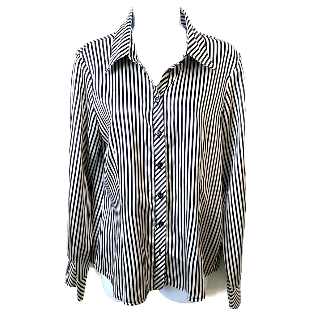 Chapter One, Long Sleeve Striped Button Down